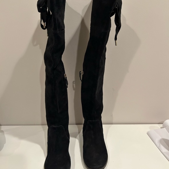 Kate Spade Knee High Suede Wedge Boot - Picture 5 of 5